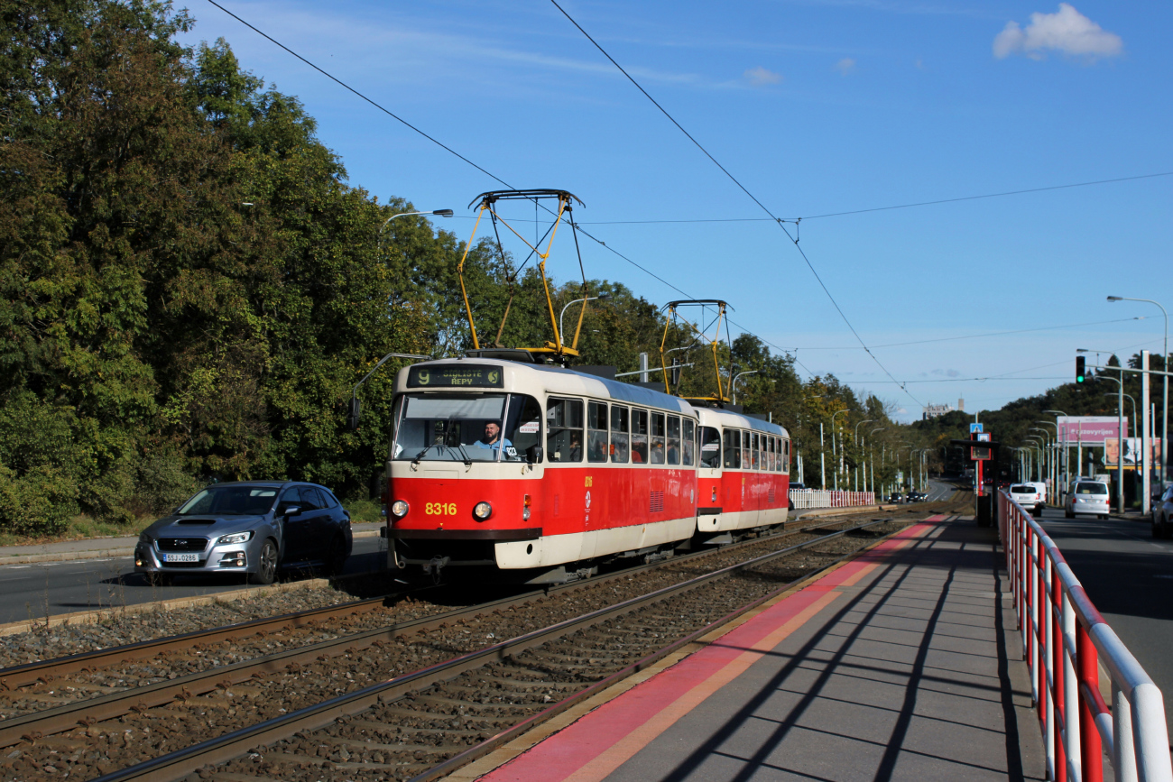 Прага, Tatra T3R.P № 8316 Прага, Tatra T3R.P № 8316