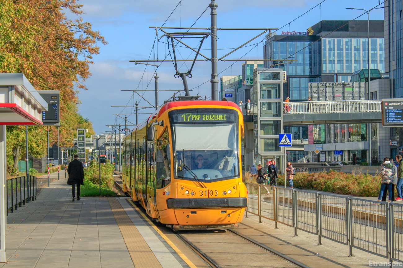 Варшава, PESA Tramicus 120N № 3103
