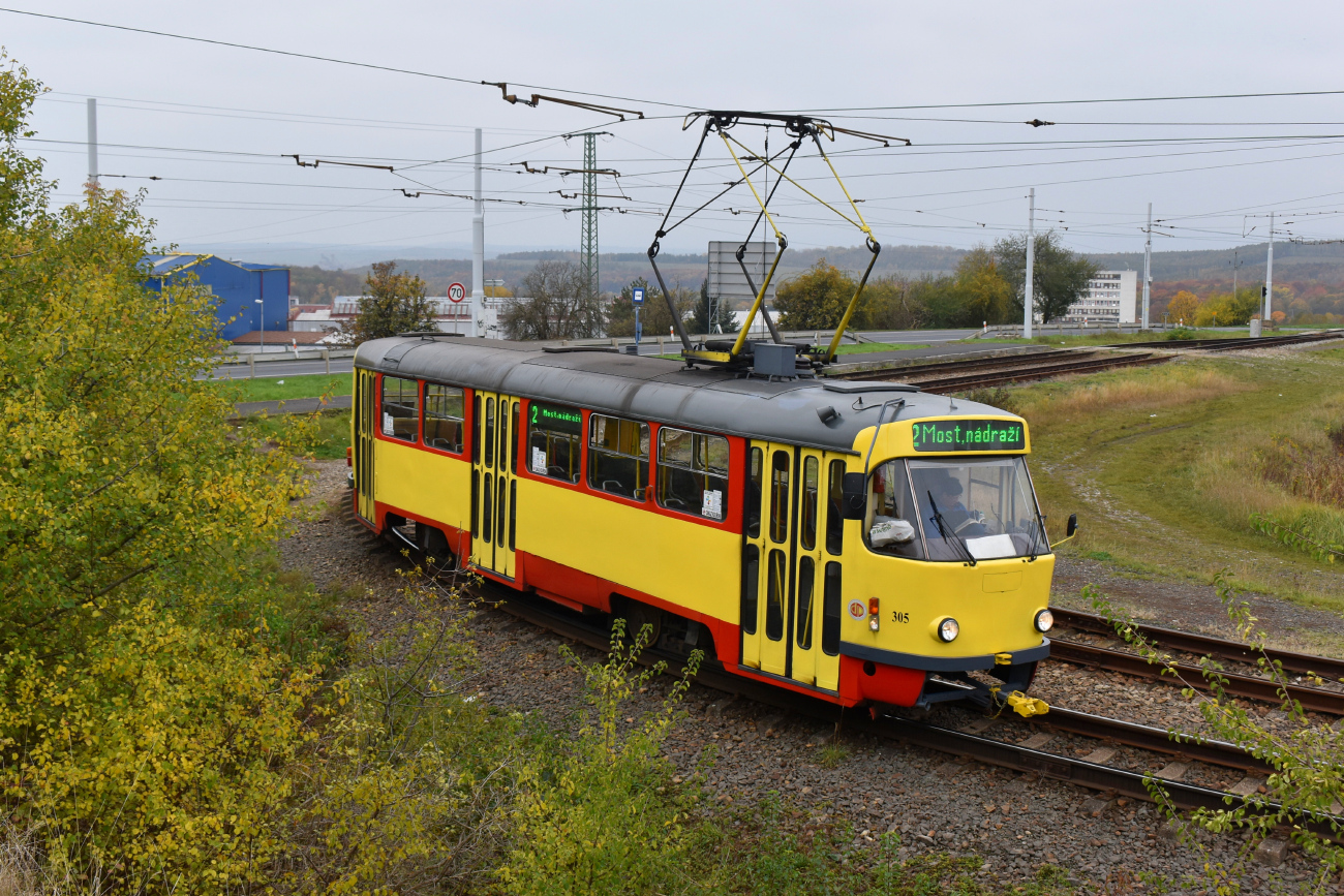 Мост ― Литвинов, Tatra T3M.3 № 305