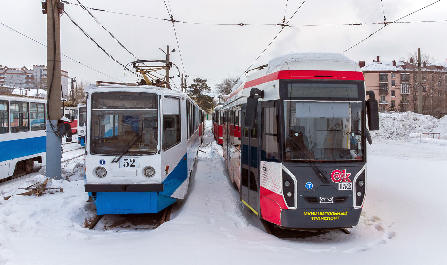 Омск, 71-608КМ № 52; Омск, 71-412 № 152