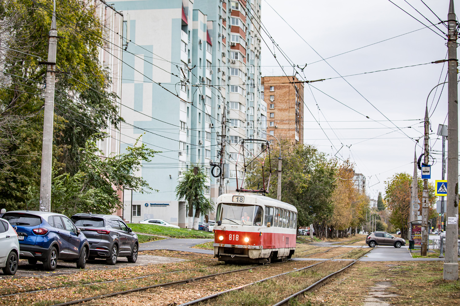 Самара, Tatra T3SU № 818