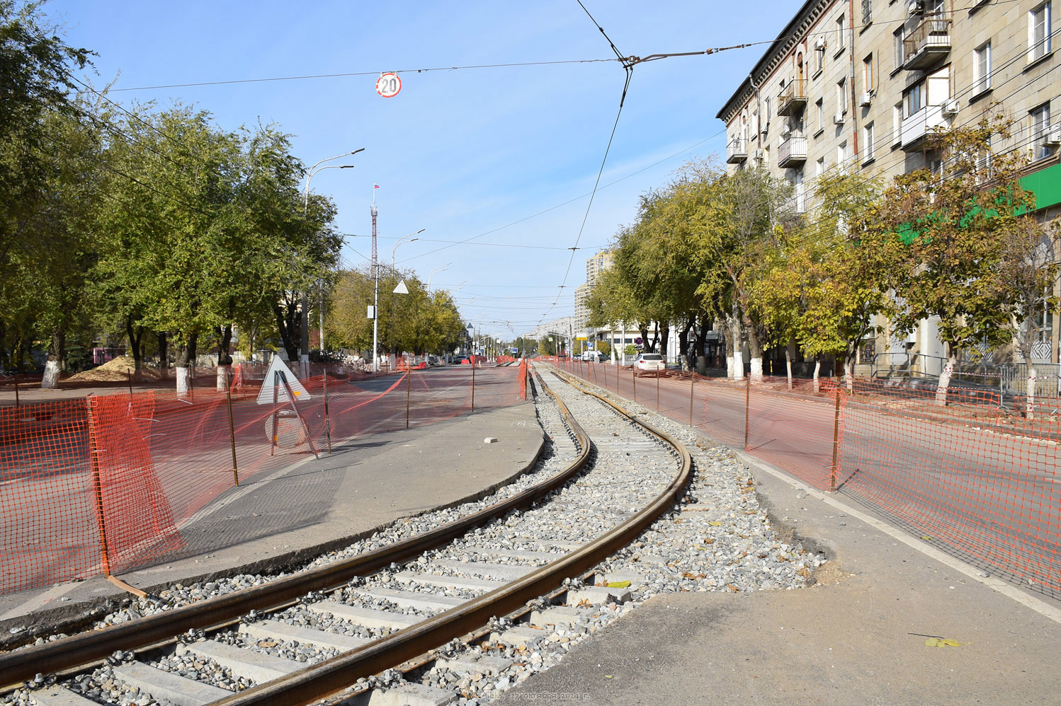 Волгоград — Ремонты и реконструкции; Волгоград — Трамвайные линии: [2] Второе депо — Центральный и Ворошиловский районы