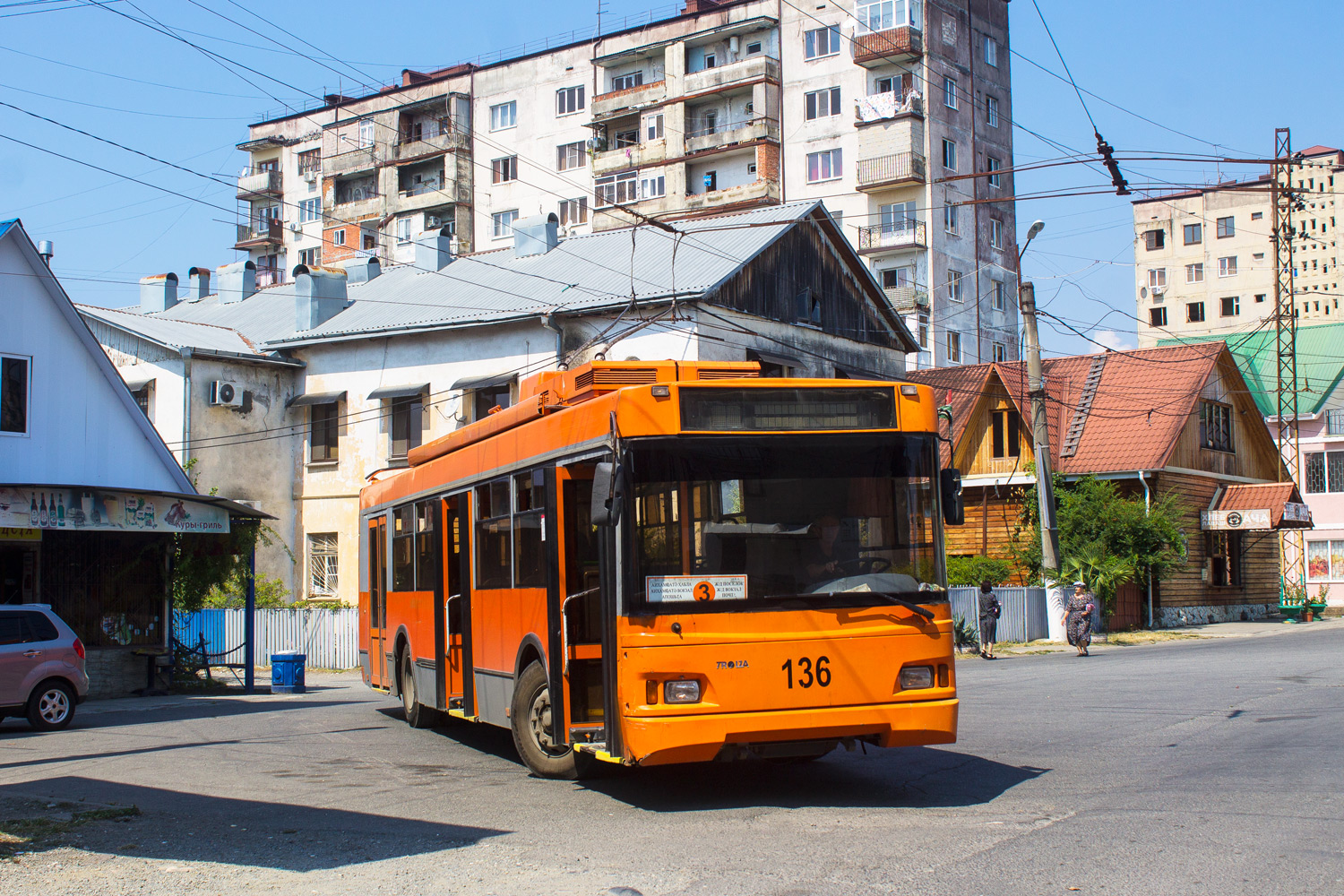Сухум, Тролза-5275.07 «Оптима» № 136