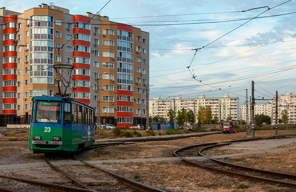 Стары Аскол, 71-605 (КТМ-5М3) № 23; Стары Аскол — Конечные станции