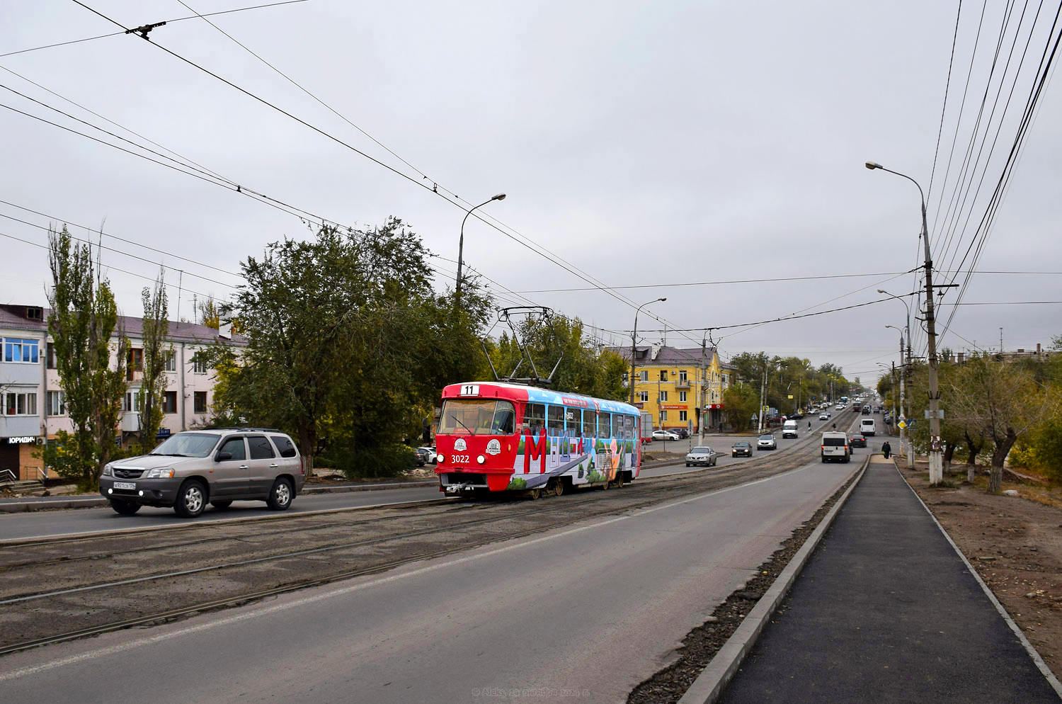 Volgograd, Tatra T3SU (2-door) # 3022