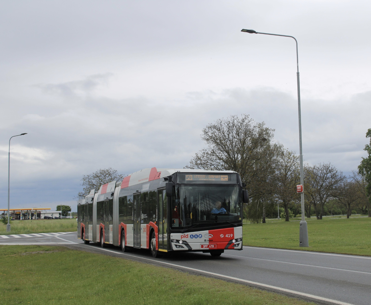 Прага, Škoda-Solaris 24m (Škoda 38Tr) № 419