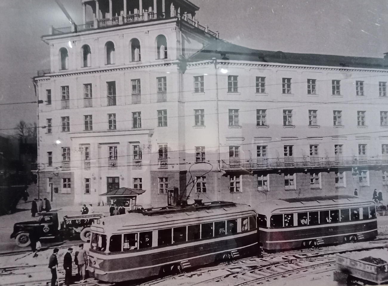 Владикавказ, КТМ-1 № 10; Владикавказ — Выставка, посвящённая 120-ти летию Владикавказского трамвая, 16 августа — 16 октября 2024 года; Владикавказ — Исторические фотографии и открытки — 2; Владикавказ — Строительство, ремонт и реконструкция трамвайных линий