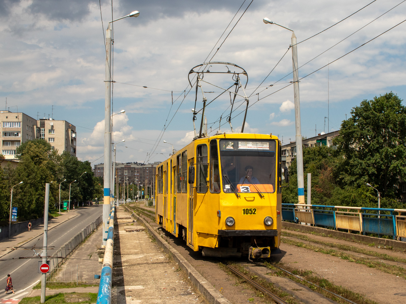 Львов, Tatra KT4SU № 1052