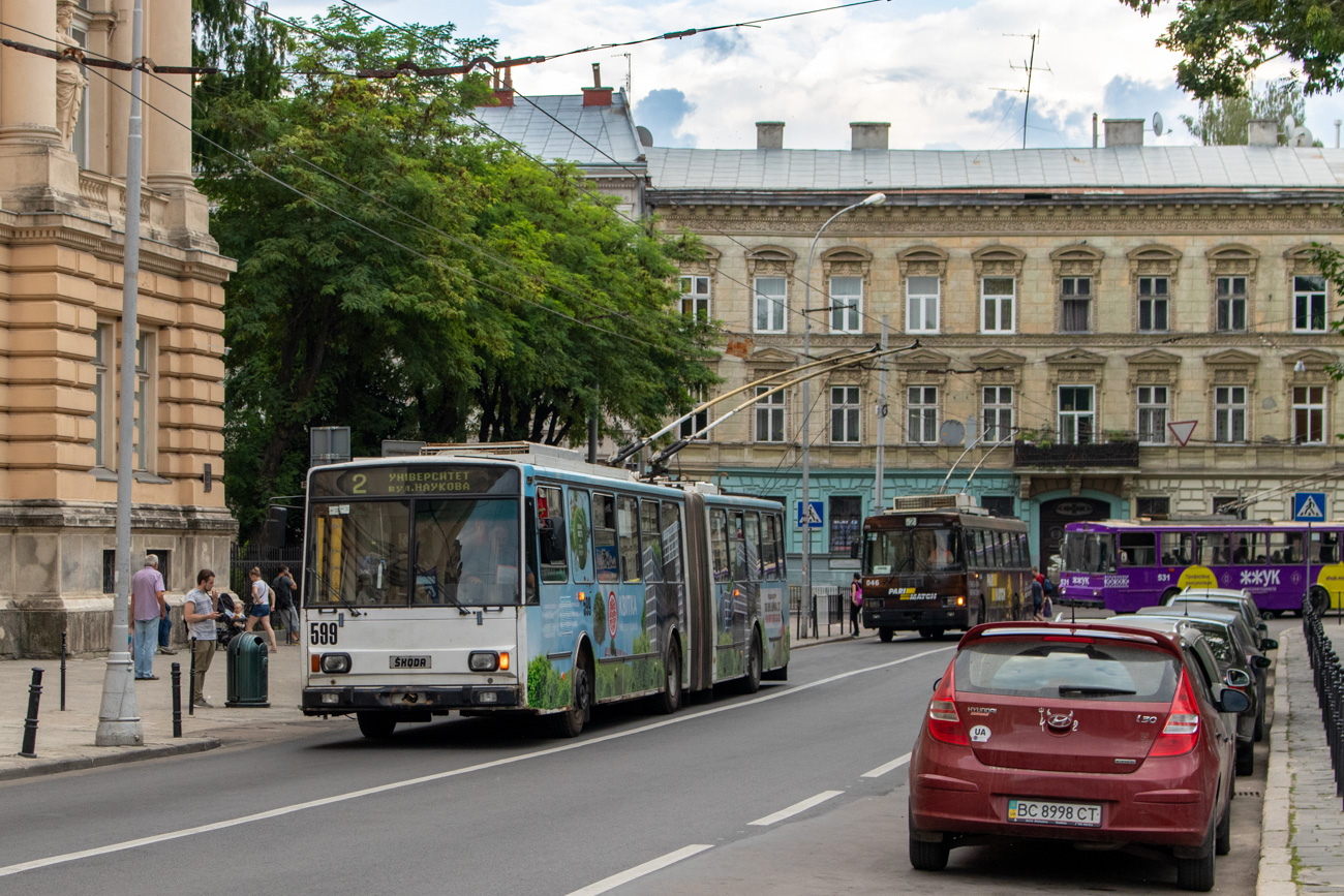 Львов, Škoda 15TrM № 599