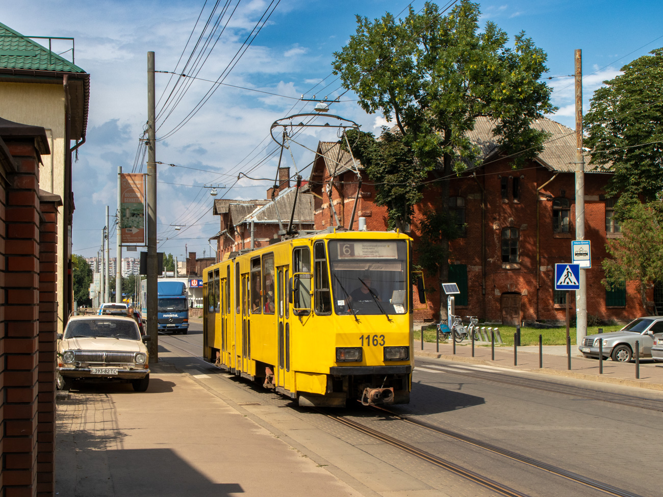 Львов, Tatra KT4D № 1163
