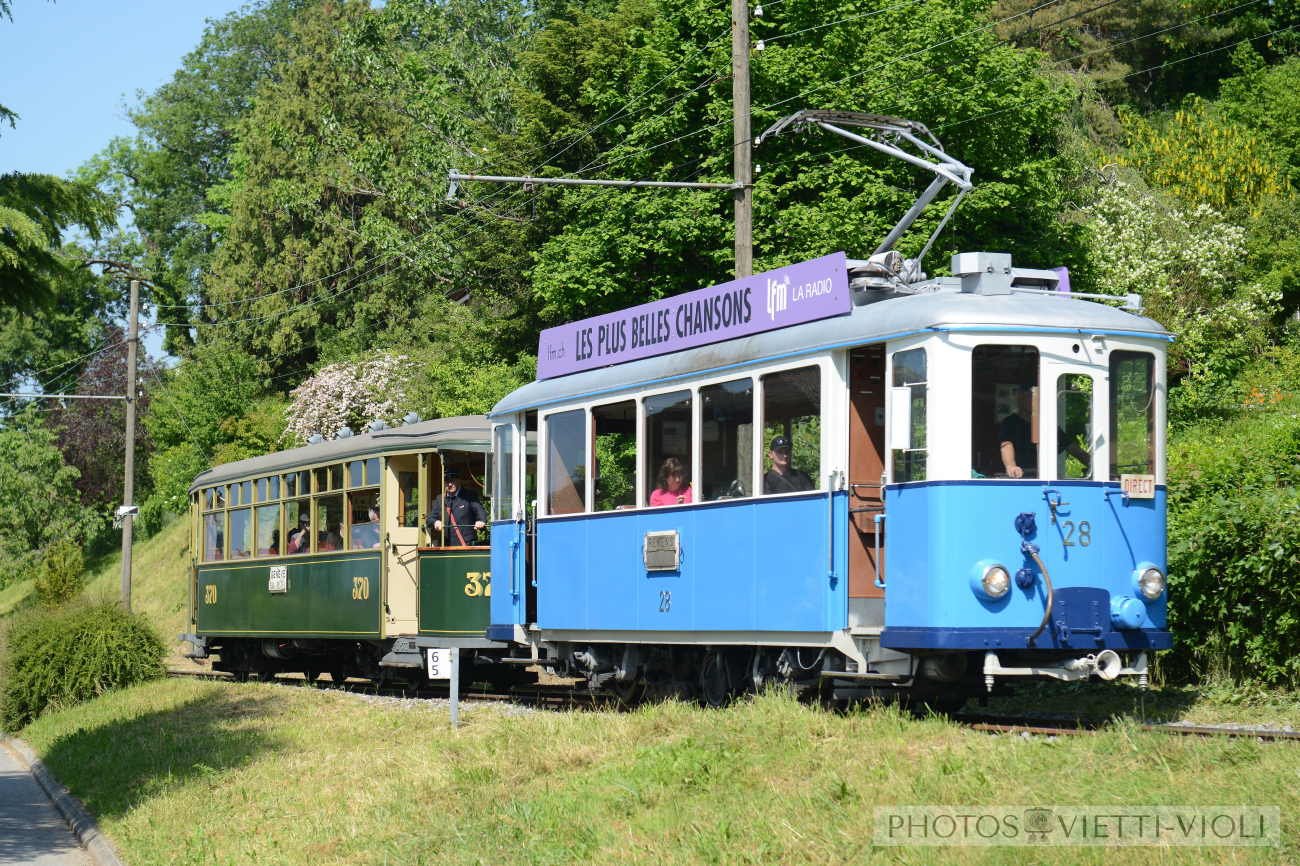 Vevey —  Montreux — Blonay, SWS/SLM/MFO Ce 2/3 Nr. 28 Vevey —  Montreux — Blonay, SWS/SLM/MFO Ce 2/3 Nr. 28