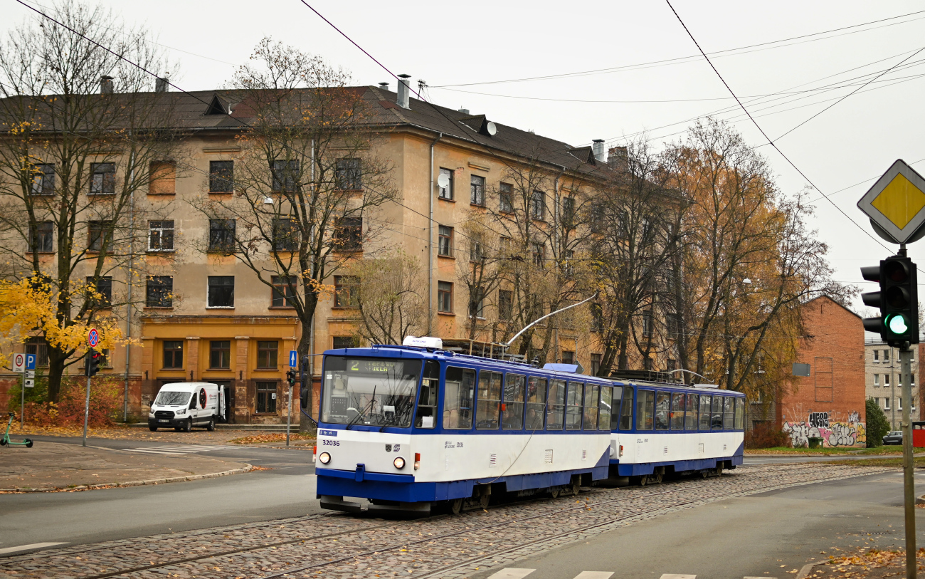 Рига, Tatra T6B5SU № 32036