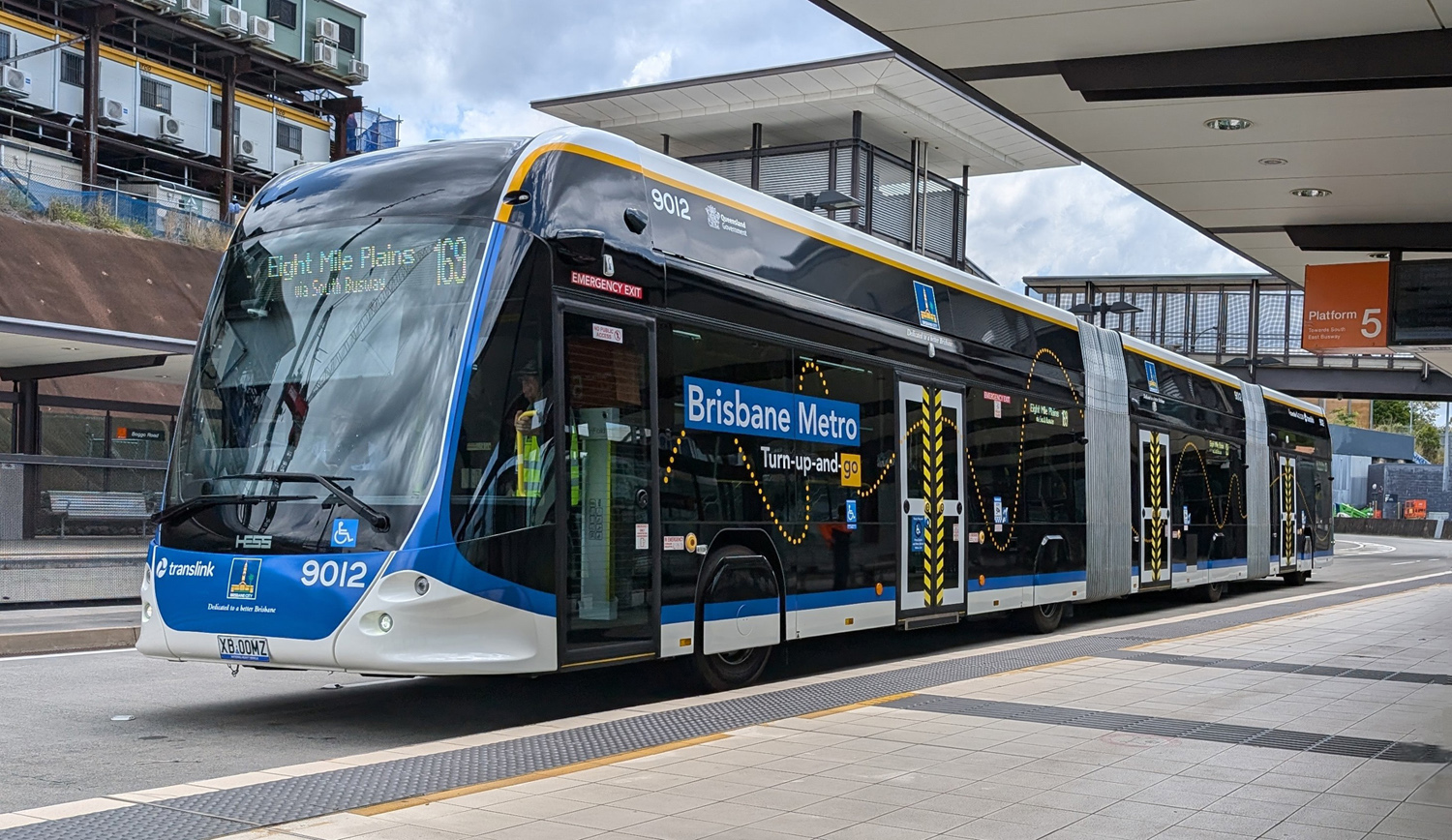 Брисбен, Hess lighTram 25 TOSA № 9012