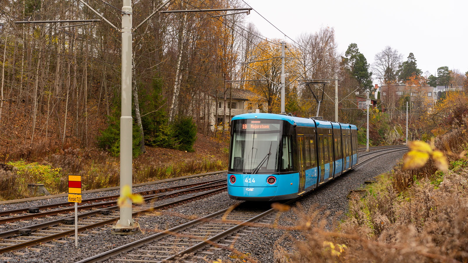 Oslo, CAF Urbos 100 № 414