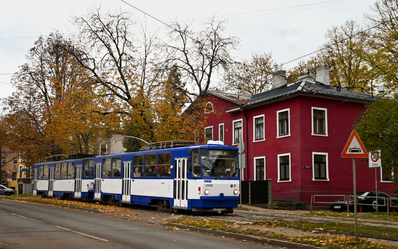 Рига, Tatra T6B5SU № 32036