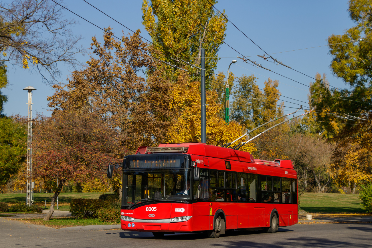 Budapešť, Solaris Trollino III 12 Škoda č. 8005