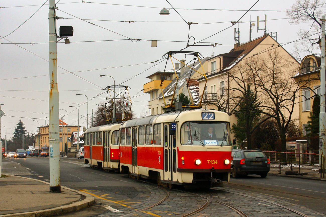 Прага, Tatra T3SUCS № 7134