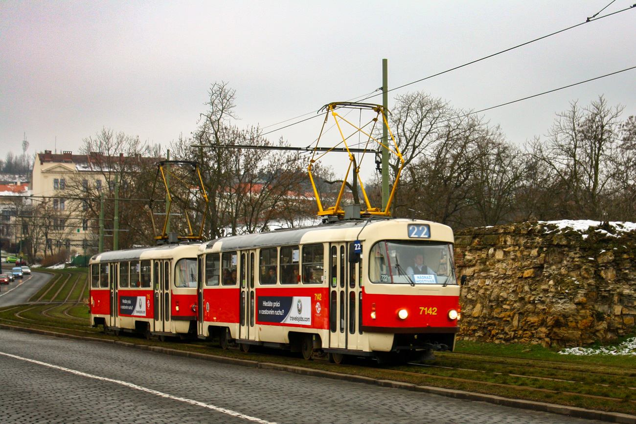 Прага, Tatra T3SUCS № 7142