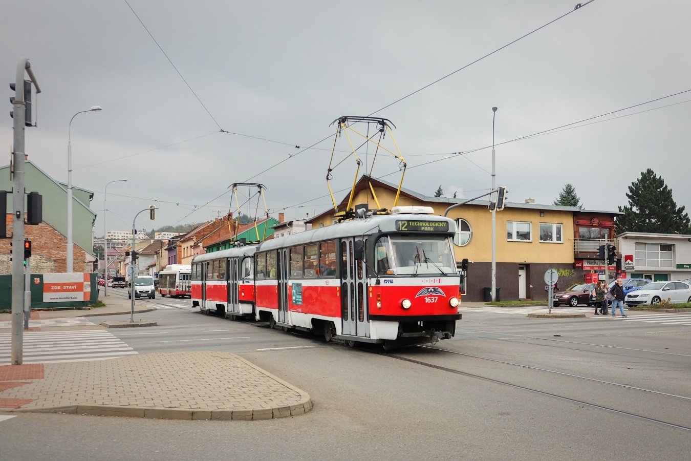 Брно, Tatra T3G № 1637
