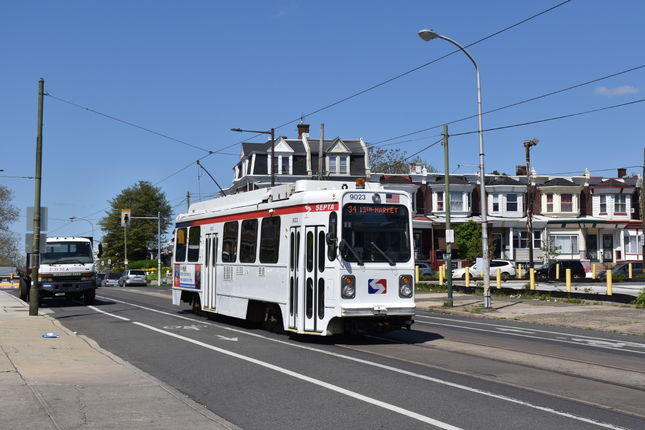 Филадельфия, Kawasaki City LRV № 9023