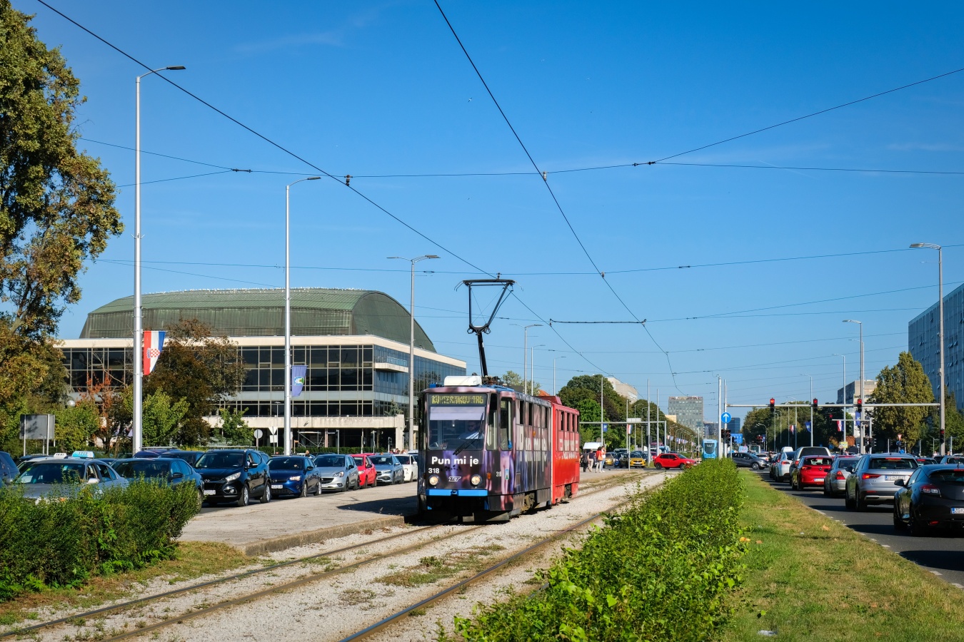 Загреб, Tatra KT4YU № 318