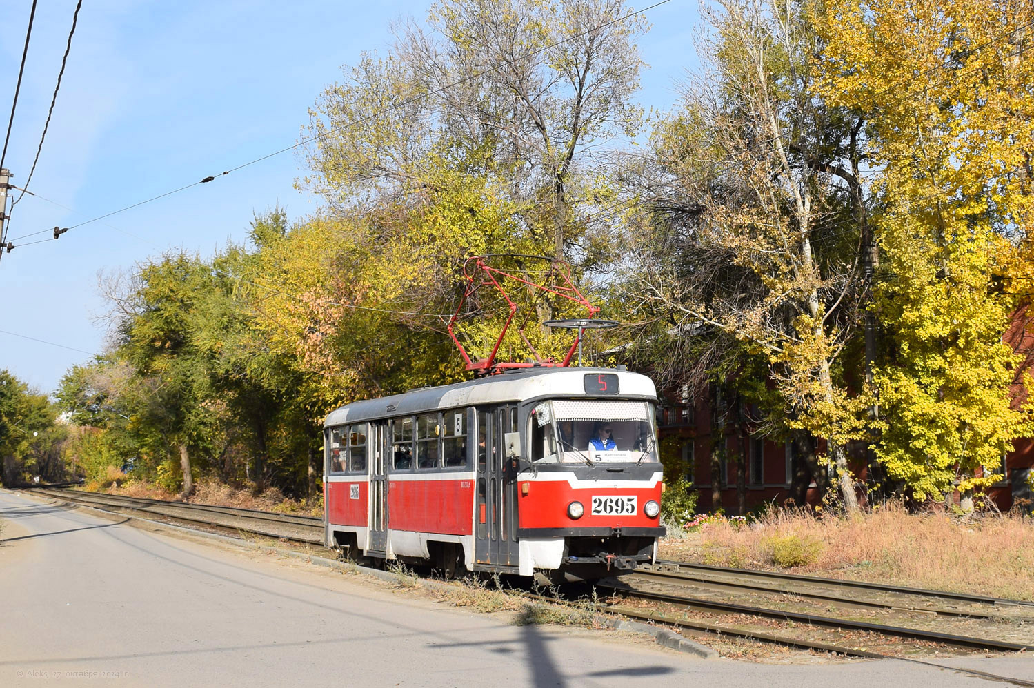 Волгоград, Tatra T3SU № 2695