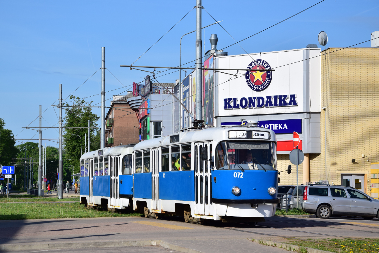 Даугавпилс, Tatra T3DC1 № 072 Даугавпилс, Tatra T3DC1 № 072