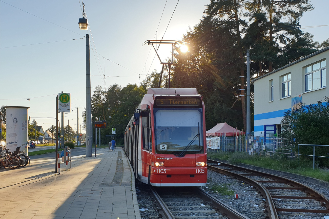 Nuremberg, Adtranz GT8N2 № 1105