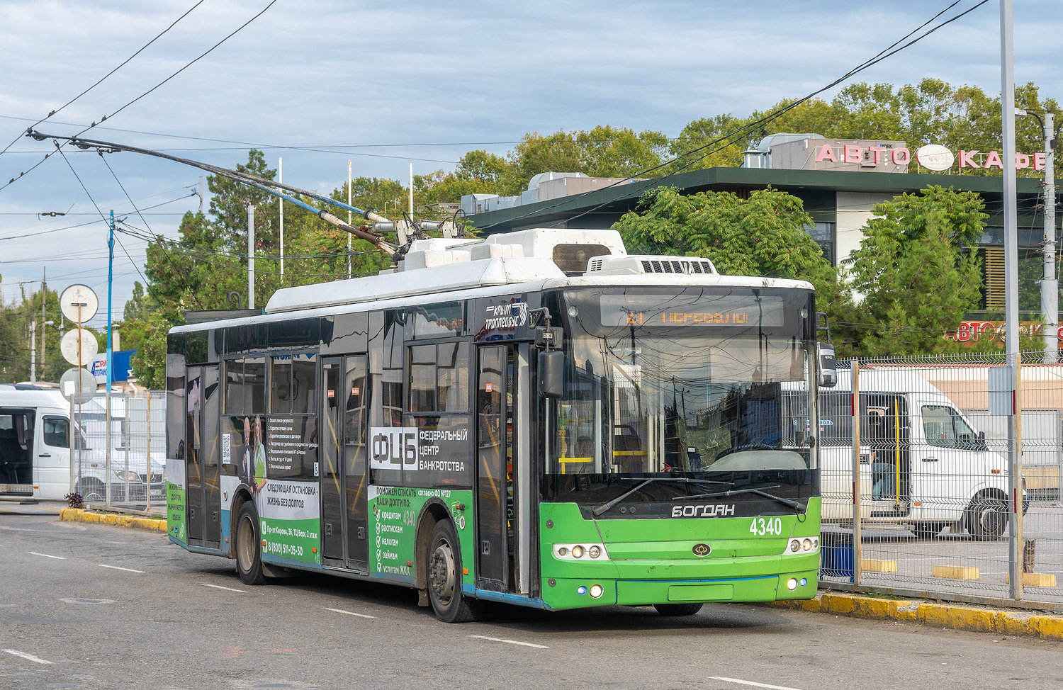 Крымский троллейбус, Богдан Т70110 № 4340