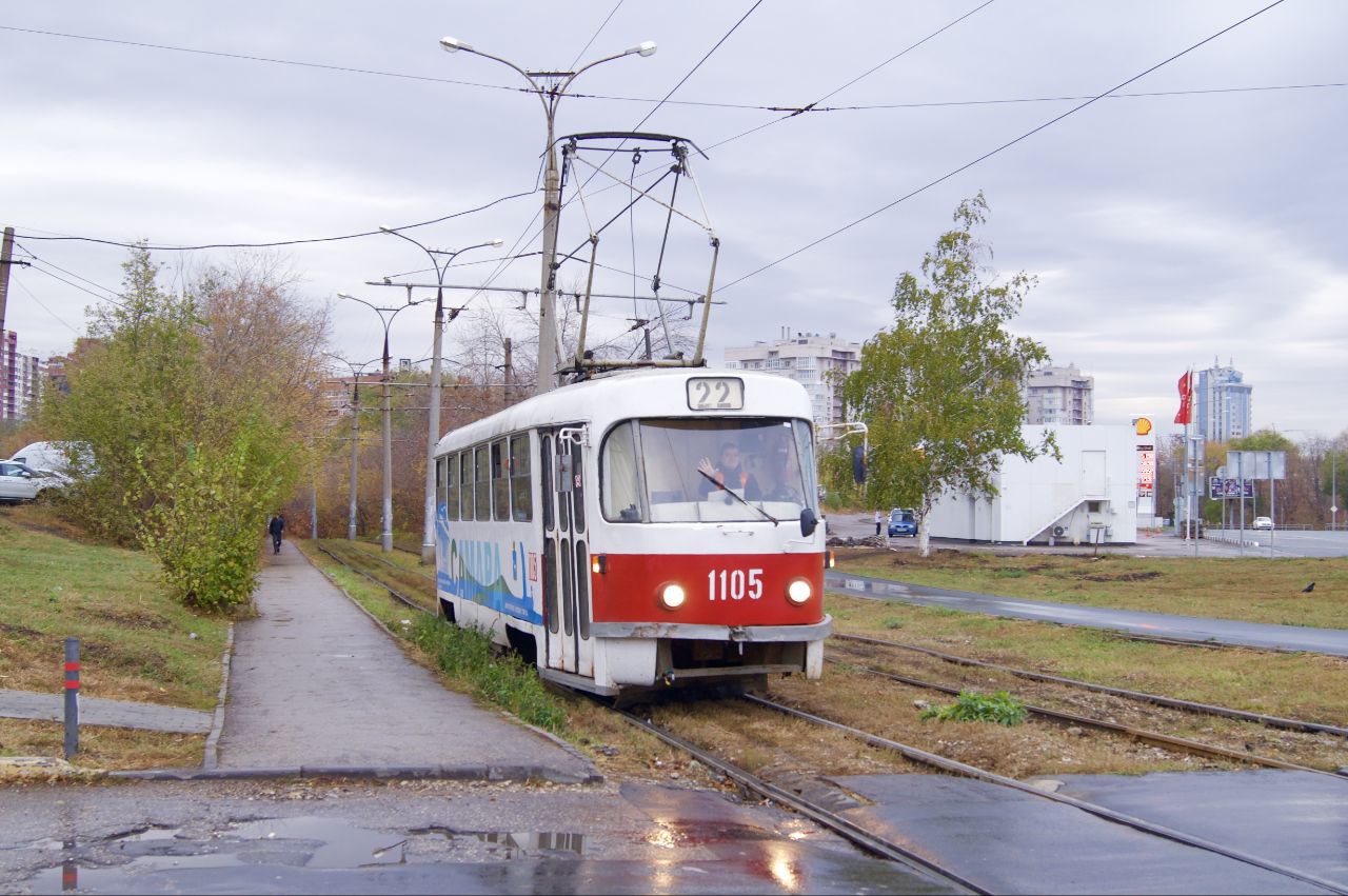 Samara, Tatra T3SU (2-door) N°. 1105