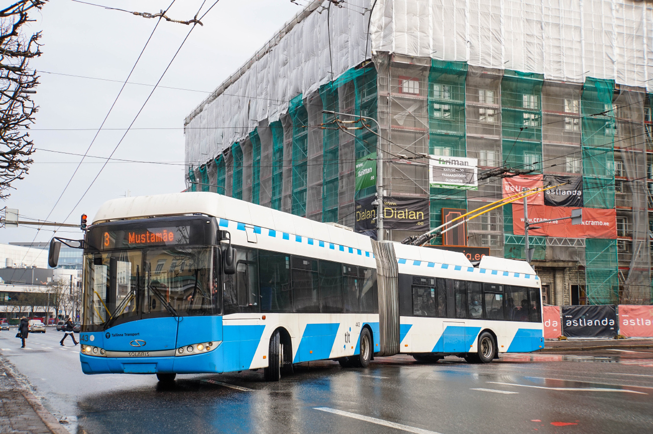 Таллин, Solaris Trollino III 18 AC № 443