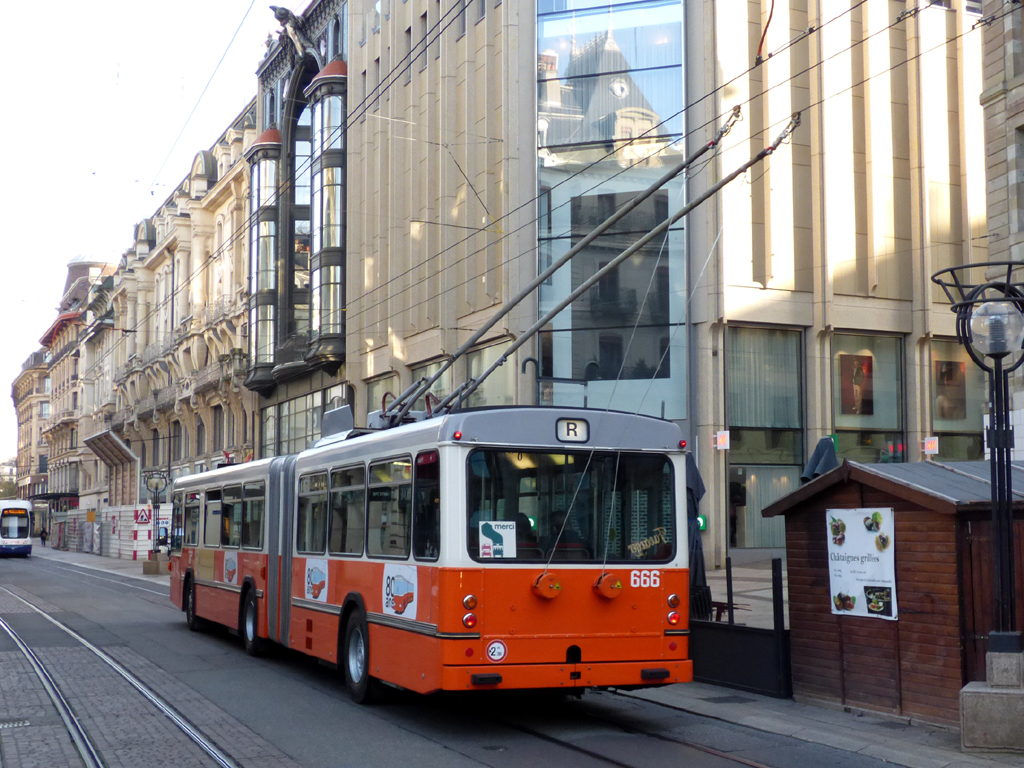 Женева, Saurer/Hess/BBC-SAAS GT 560/620-25 № 666; Женева — Festival des Tramways 2024