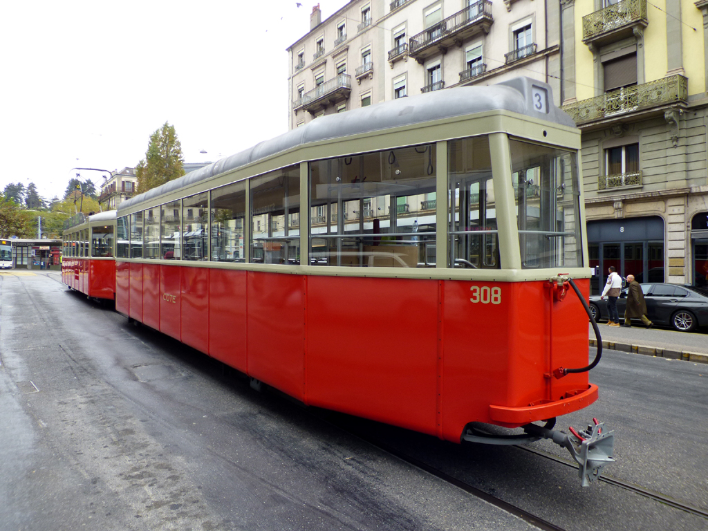 Geneva, FFA/SWP B4 № 308; Geneva — Festival des Tramways 2024