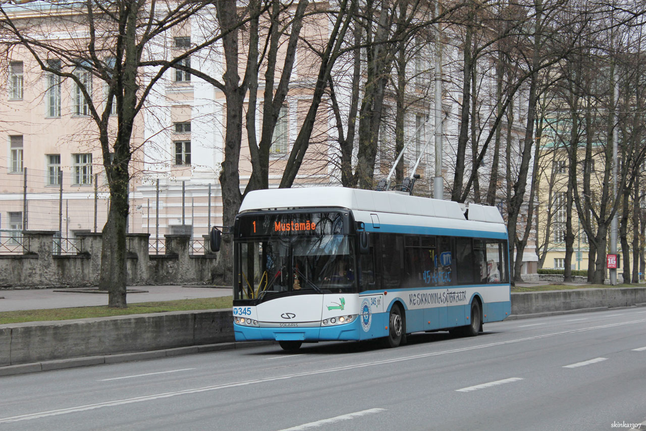 Таллин, Solaris Trollino III 12 AC № 345