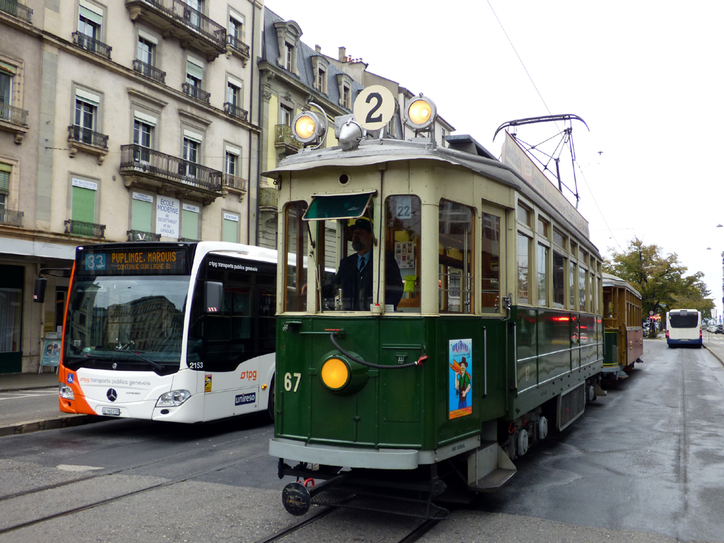 Женева, Herbrand/CGTE/SAAS Ce 4/4 № 67; Женева — Festival des Tramways 2024