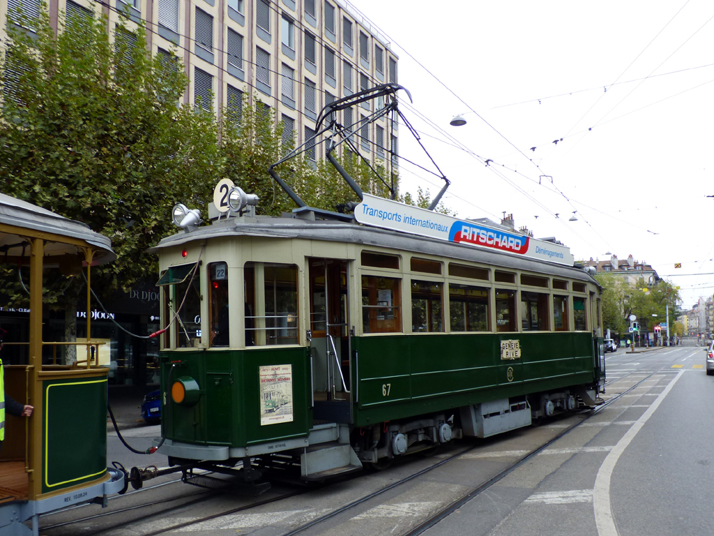 Женева, Herbrand/CGTE/SAAS Ce 4/4 № 67; Женева — Festival des Tramways 2024