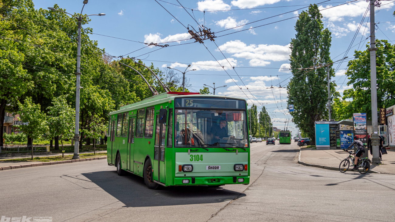 Харкаў, Škoda 14Tr17/6M № 3104