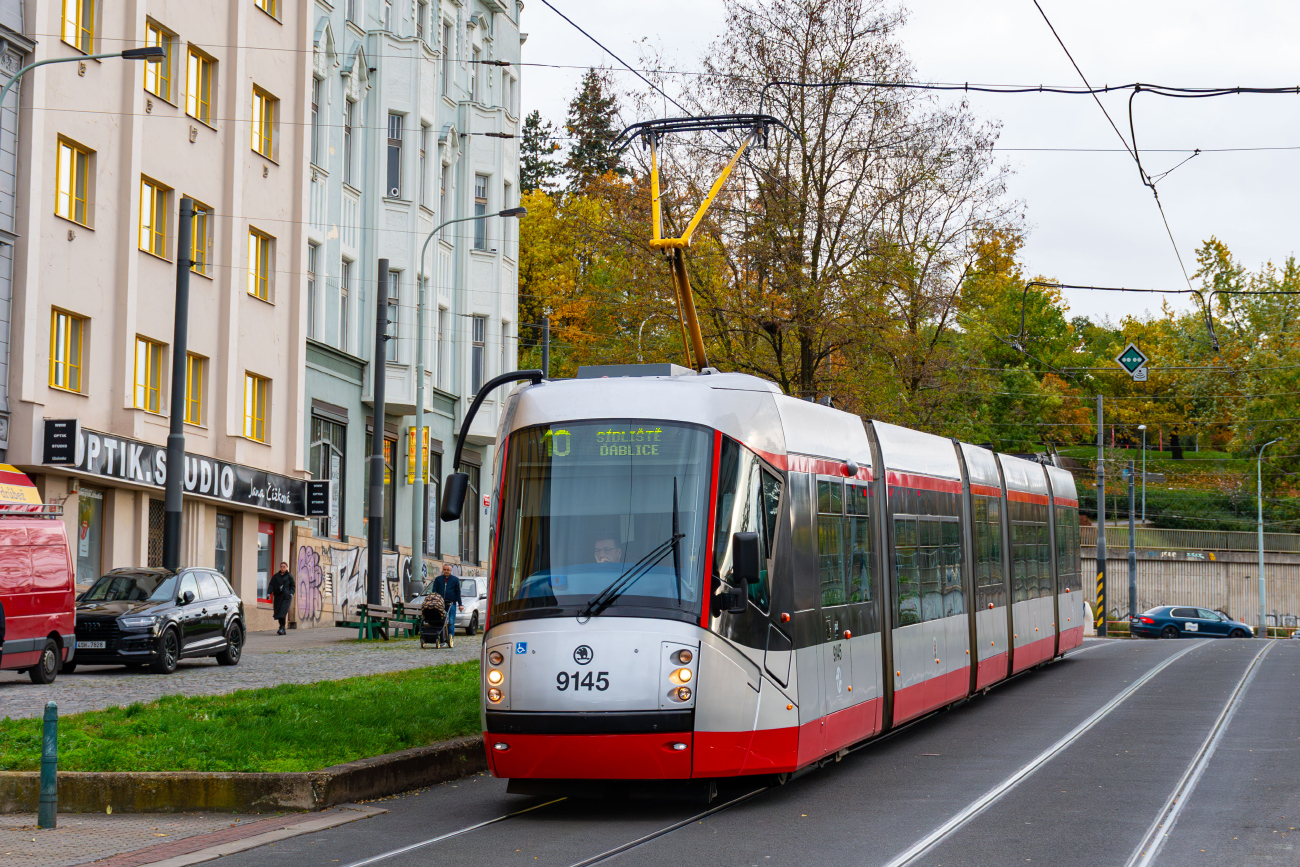 Прага, Škoda 14T Elektra № 9145