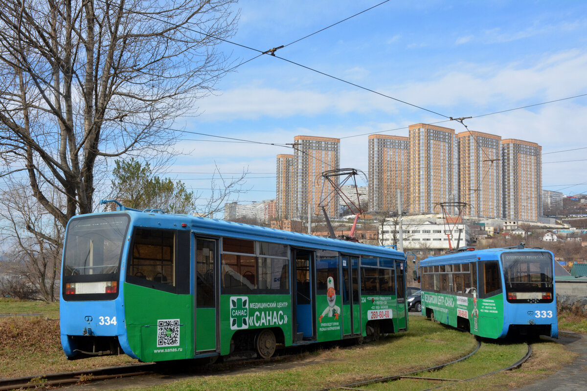 Владивосток, 71-619К № 334; Владивосток, 71-619К № 333