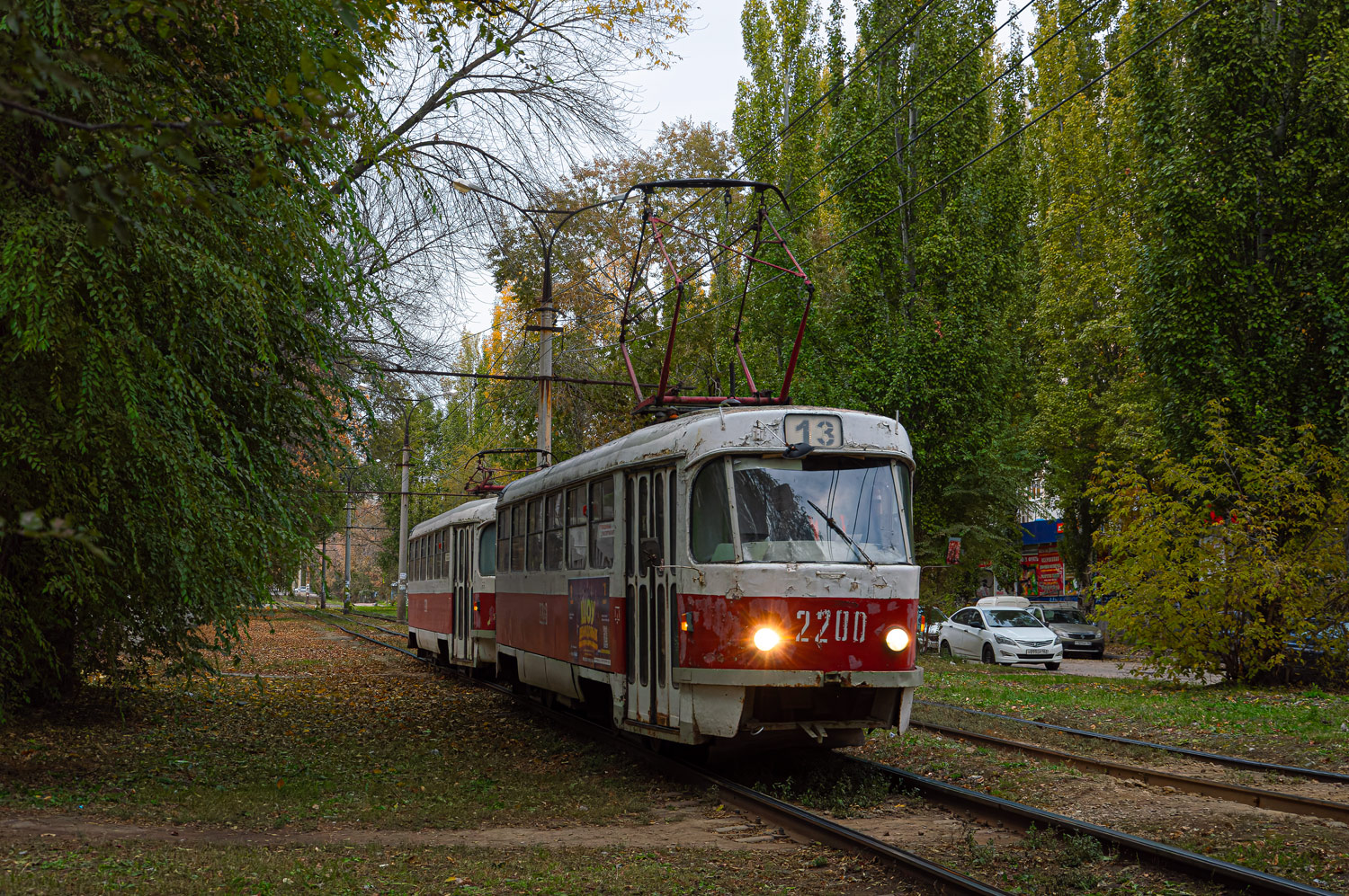 Самара, Tatra T3SU (двухдверная) № 2200
