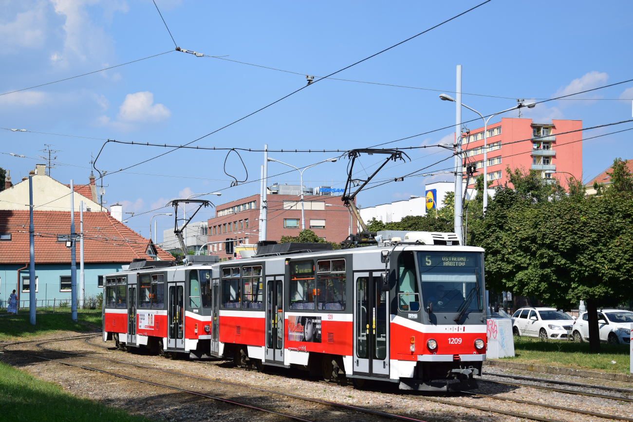 Брно, Tatra T6A5 № 1209