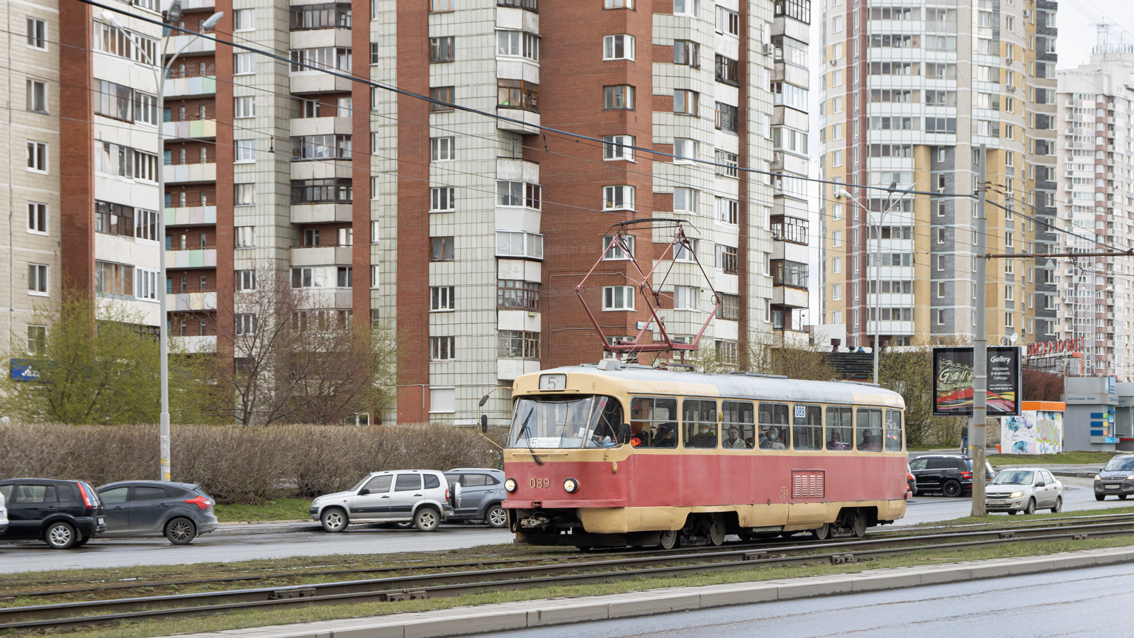 Jekatyerinburg, Tatra T3SU (2-door) — 089