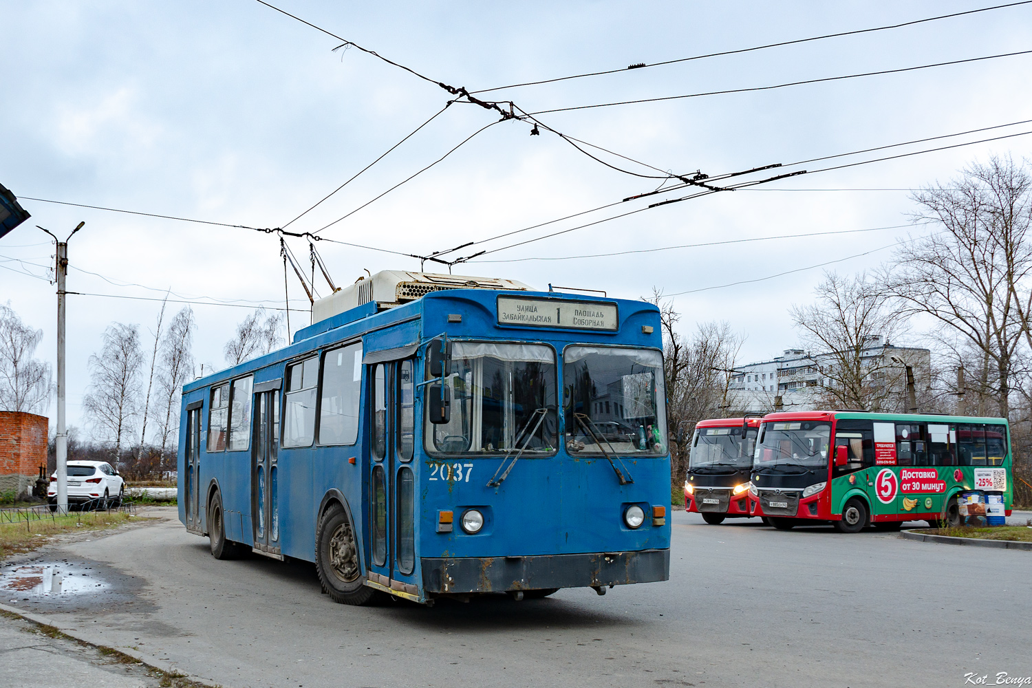 Рязань, ЗиУ-682ГМ1 (с широкой передней дверью) № 2037