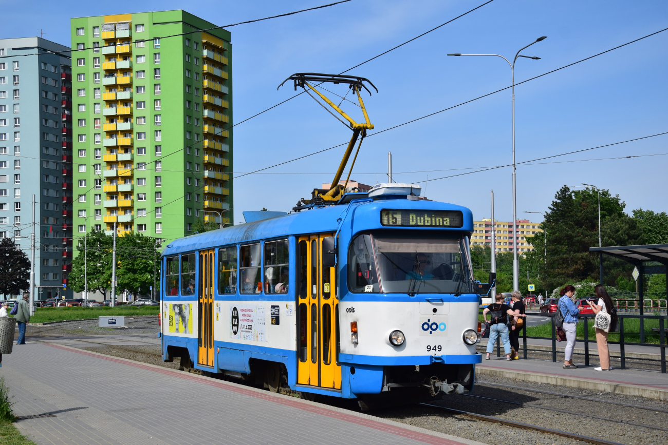 Острава, Tatra T3R.P № 949