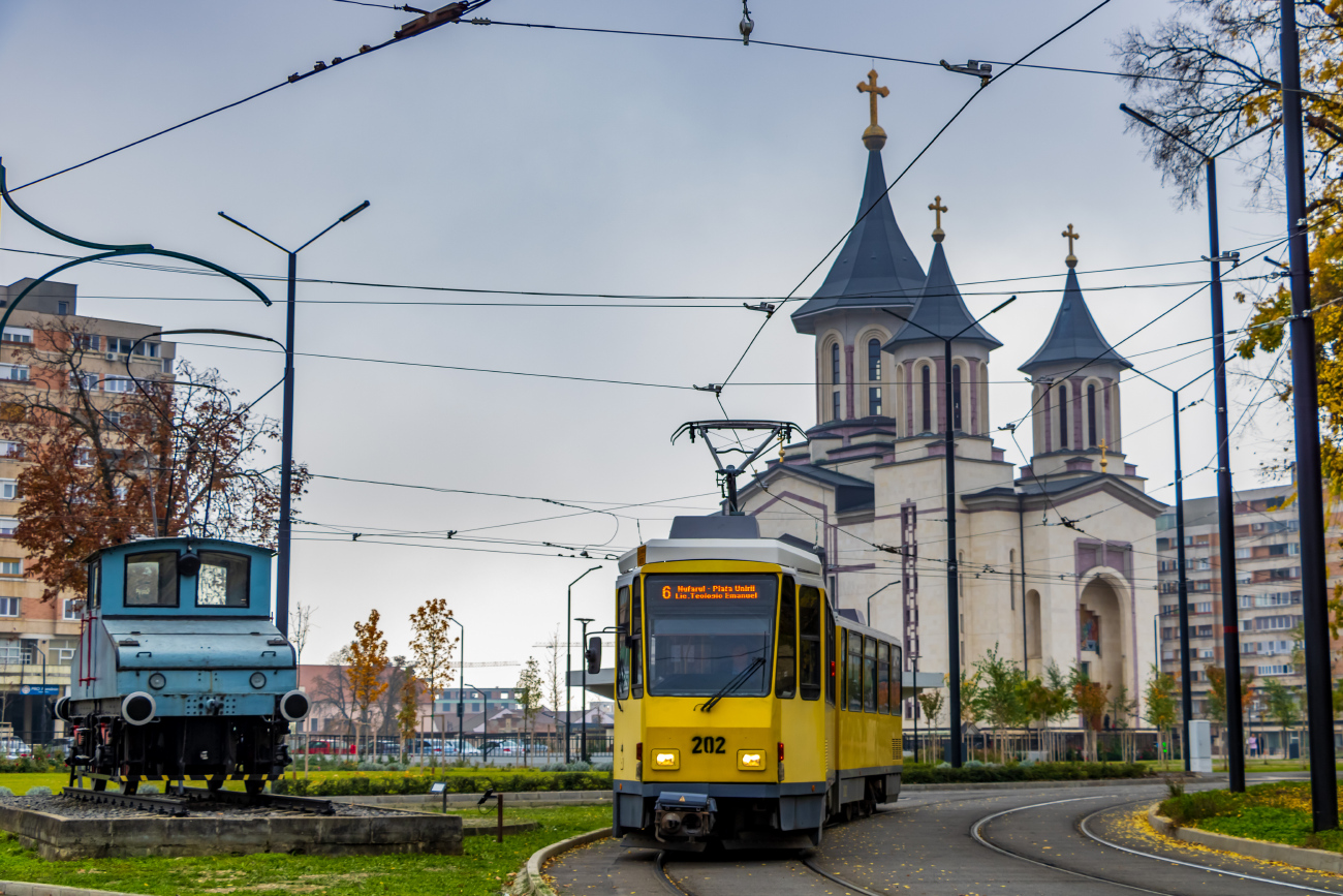 Орадя, Tatra KT4DM № 202; Орадя, Электровоз № 3