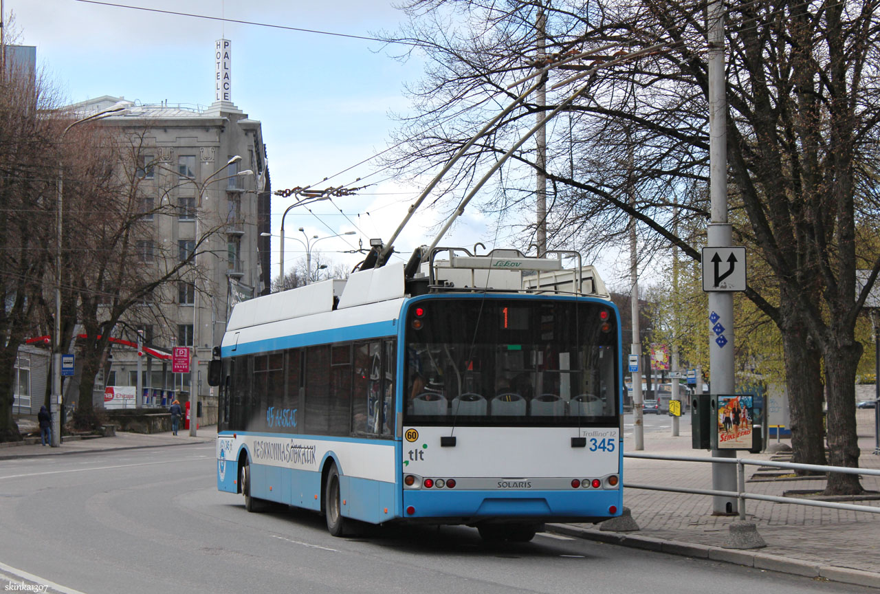 Таллин, Solaris Trollino III 12 AC № 345