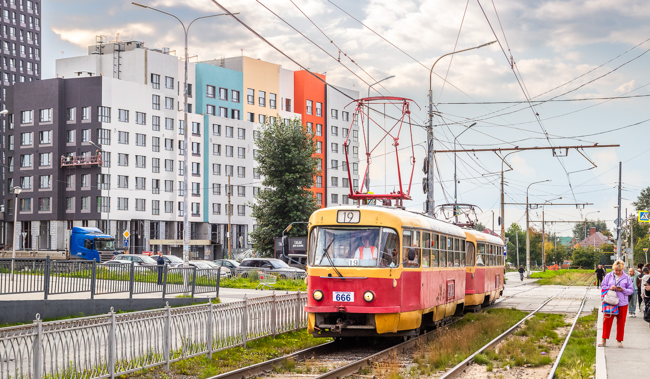 Екатеринбург, Tatra T3SU № 666