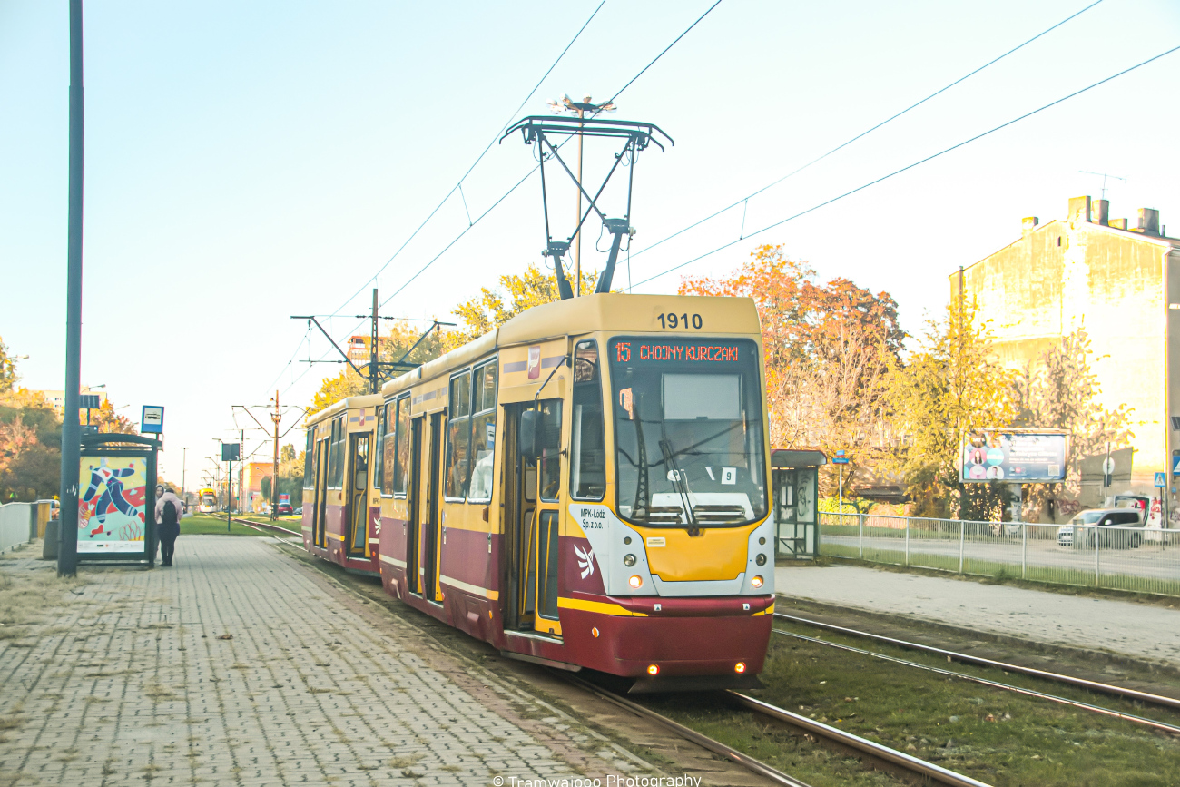 Лодзь, Bombardier Cityrunner № 1213; Лодзь, Konstal 805NaND № 1910