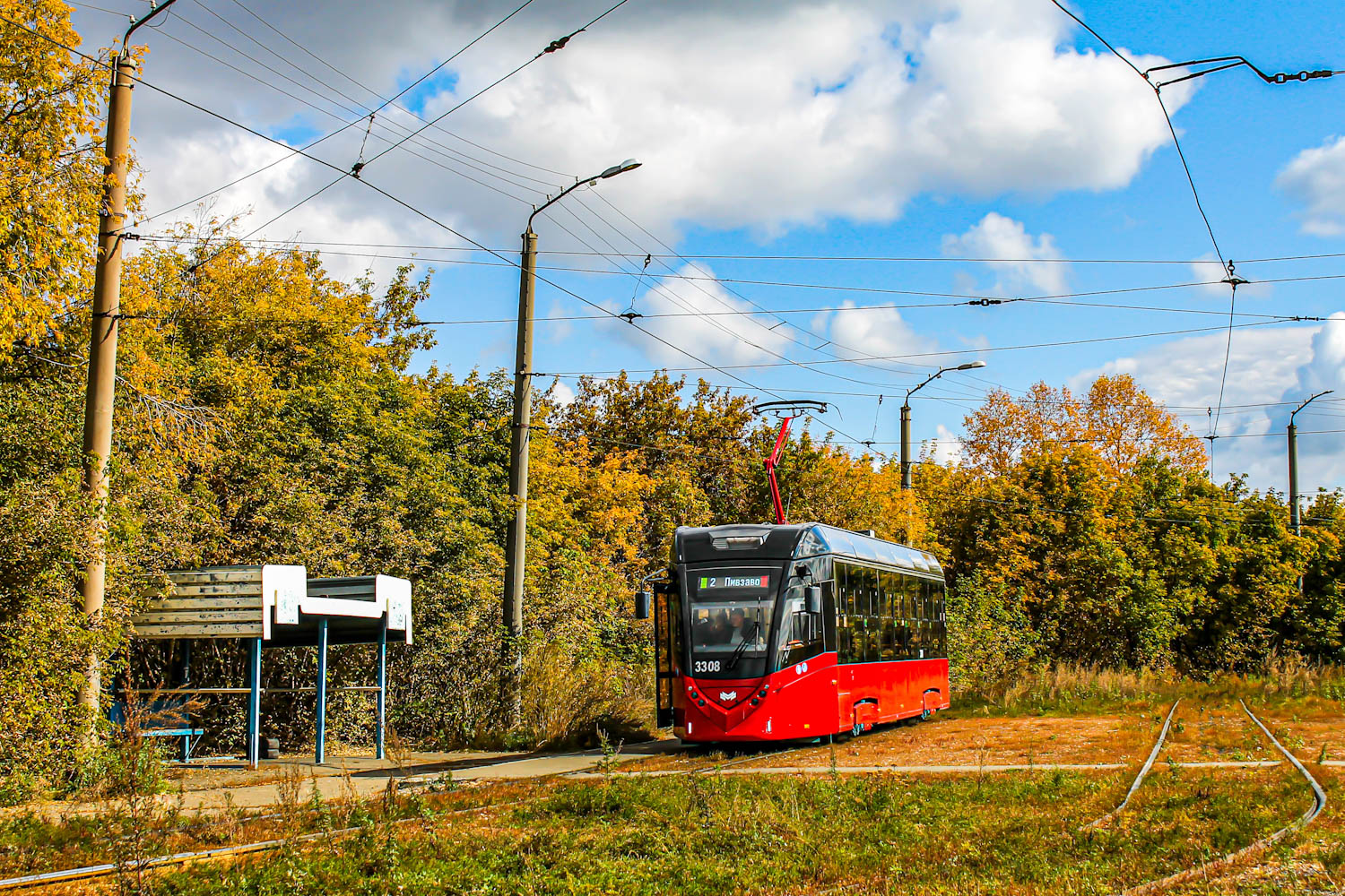 Барнаул, БКМ 802Е (Т811) № 3308 Барнаул, БКМ 802Е (Т811) № 3308