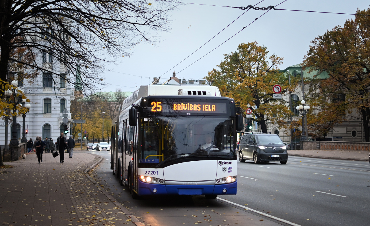 Рига, Škoda 27Tr Solaris III № 27201